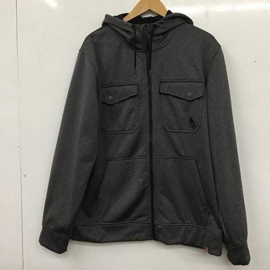 エルエルビーン L.L.Bean ジャケット、上着 ジャンパー、ブルゾン ジップアップジャケット ジップアップパーカー アウター L ロゴ、文字 灰 / グレー /  メンズ USED 古着 中古 10136223