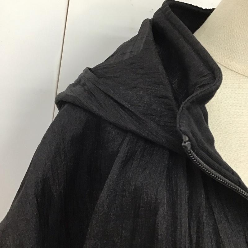 ザラ ZARA ジャケット、上着 ジャンパー、ブルゾン M 無地 黒 / ブラック /  レディース USED 古着 中古 10121251