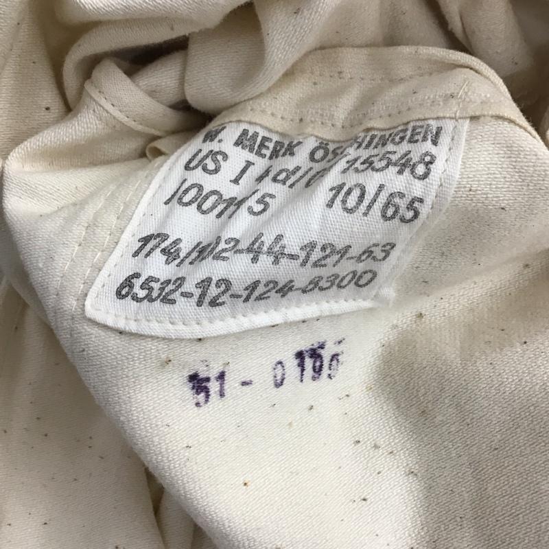 古着 USED ワンピース ロングスカート ミリタリー メディカルワンピース 半袖 ミリタリーサージカルガウン 102-44-121-63 無地 アイボリー / アイボリー /  レディース USED 古着 中古 10143102
