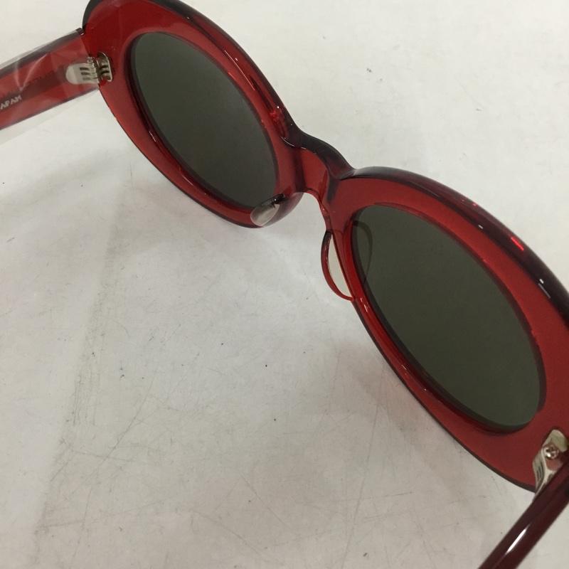 ASIWC ASIWC めがね・サングラス サングラス COCO DE KIMEL ケース付き ロゴ、文字 赤 / レッド / X 黒 / ブラック /  レディース USED 古着 中古 10145509