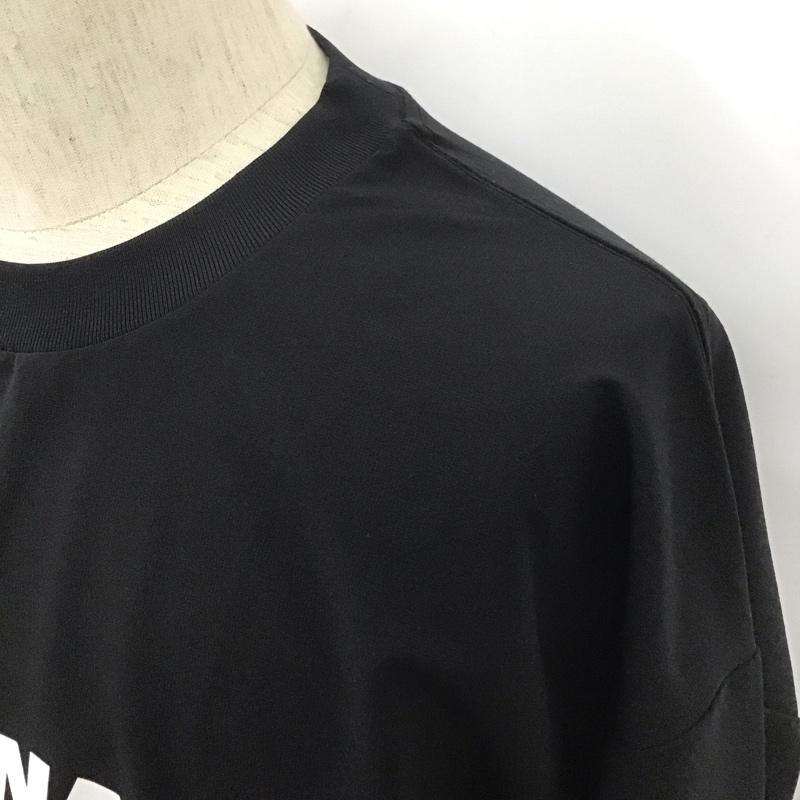 バックチャンネル Back Channel カットソー 長袖 長袖カットソー クルーネックカットソー 長袖Tシャツ ロングスリーブカットソー L ロゴ、文字 黒 / ブラック /  メンズ USED 古着 中古 10107245