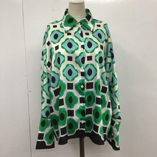ザラ ZARA シャツ、ブラウス 長袖 長袖シャツ プリントシャツ カラーシャツ 長袖カットソー S プリント マルチカラー / マルチカラー /  レディース USED 古着 中古 10109538