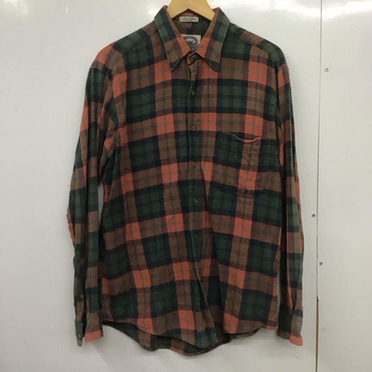 古着 USED シャツ、ブラウス 長袖 長袖シャツ チェックシャツ カラーシャツ 古着 L チェック マルチカラー / マルチカラー /  メンズ USED 古着 中古 10146103