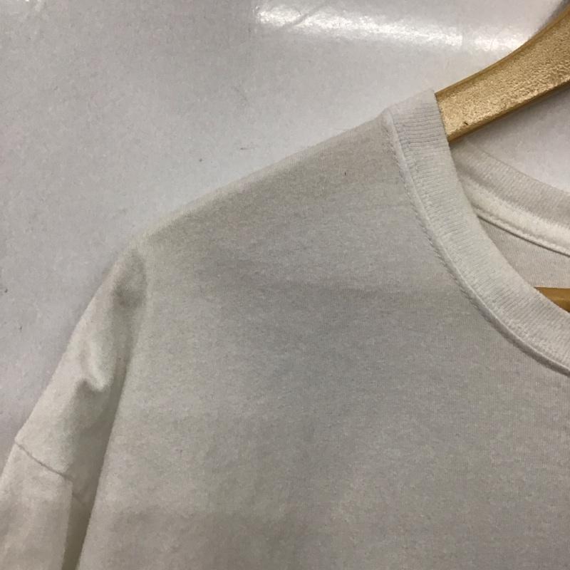 チャレンジャー CHALLENGER Tシャツ 半袖 半袖カットソー プリントTシャツ クルーネックカットソー XXL ロゴ、文字 白 / ホワイト /  メンズ USED 古着 中古 10137358