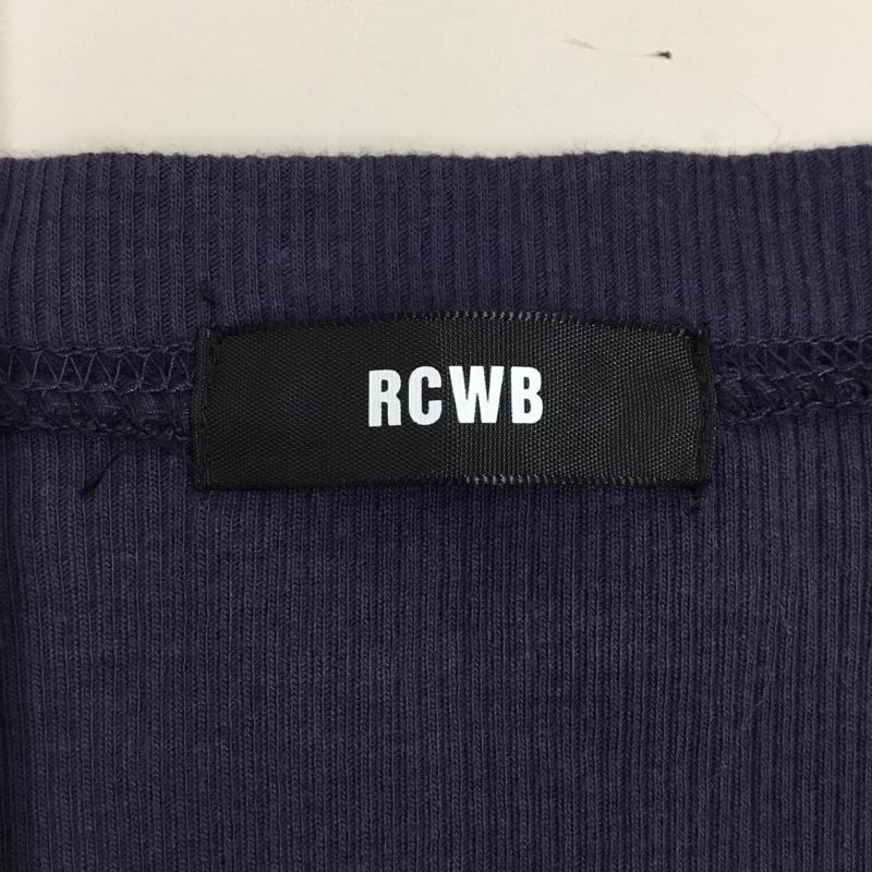 アールシーダブリュービー RCWB カーディガン 長袖 4209AR80-0060 RODEO CROWNS WIDE BOWL テレコロングカーディガン FREE 無地 紺 / ネイビー /  レディース USED 古着 中古 10118490