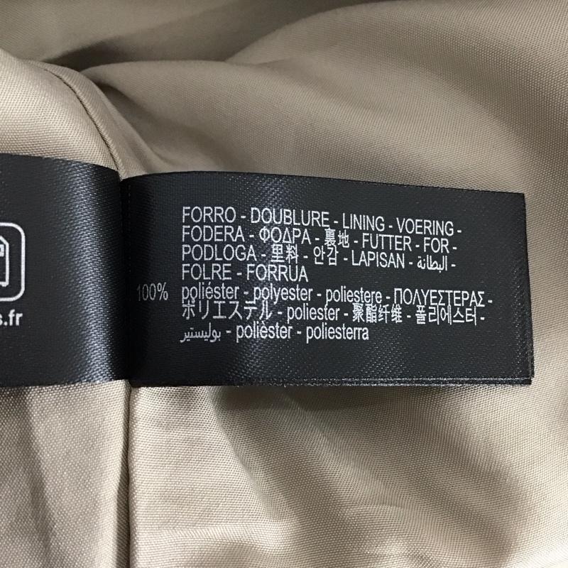 ザラ ZARA ジャケット、上着 ジャンパー、ブルゾン 3046 787 704 フルジップ ショート丈 M 無地 ベージュ / ベージュ /  レディース USED 古着 中古 10124984
