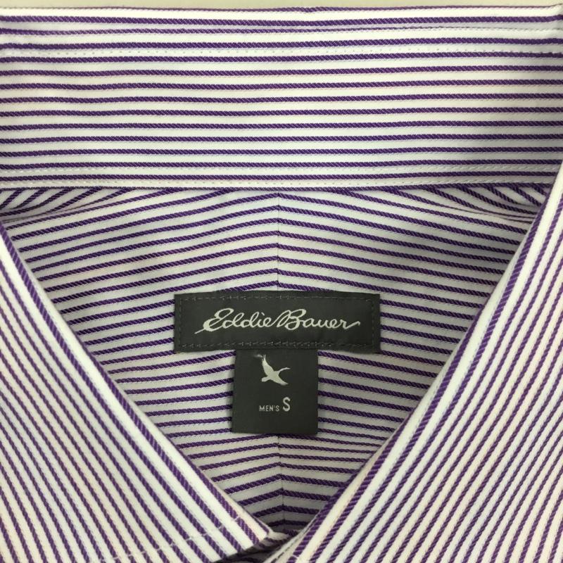 エディーバウアー Eddie Bauer シャツ、ブラウス 長袖 長袖シャツ カラーシャツ 長袖カットソー ストライプシャツ S ストライプ マルチカラー / マルチカラー /  メンズ USED 古着 中古 10115120