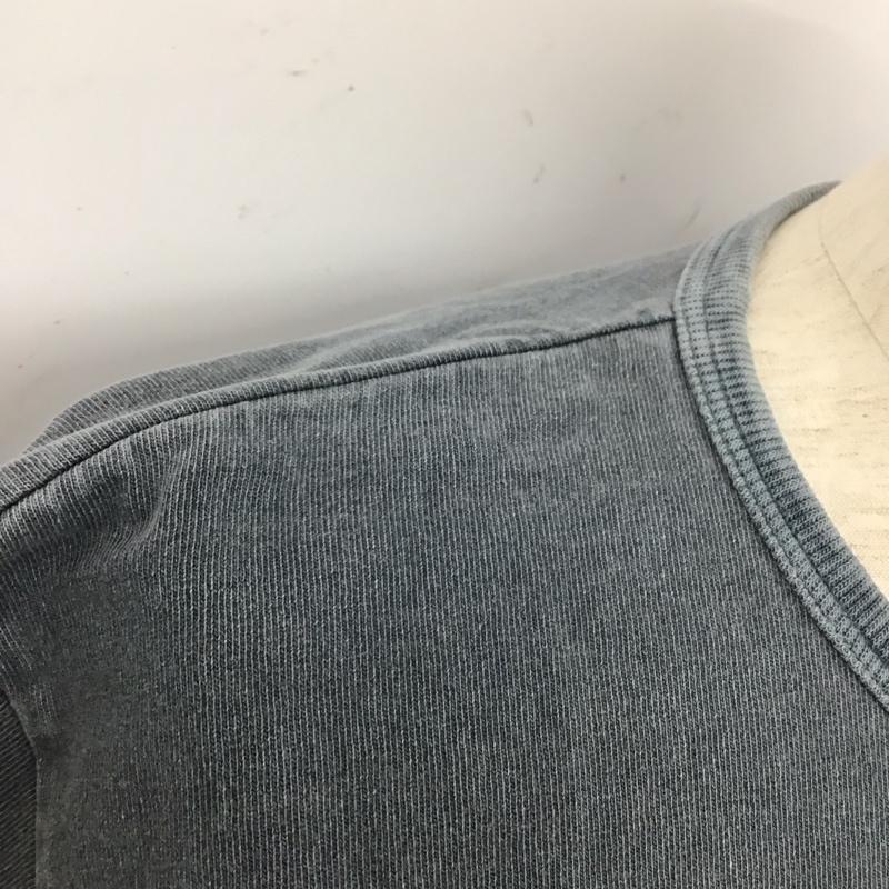 クラクト CLUCT Tシャツ 半袖 ロゴ、文字 X プリント 灰 / グレー /  メンズ USED 古着 中古 10128344