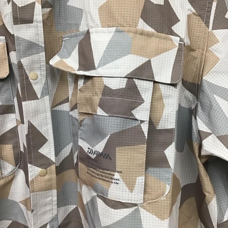 ダイワ DAIWA シャツ、ブラウス 半袖 de-8924jsr 半袖シャツ カラーシャツ L プリント マルチカラー / マルチカラー /  メンズ USED 古着 中古 10131393