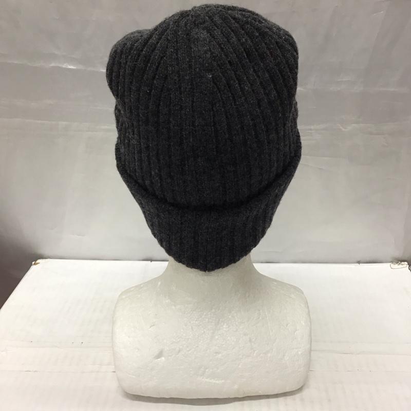 マークジェイコブス MARCJACOBS 帽子 ニット帽 N903W17RE22 The Ribbed Beanie ロゴ、文字 チャコールグレー / チャコールグレー /  メンズ USED 古着 中古 10118152