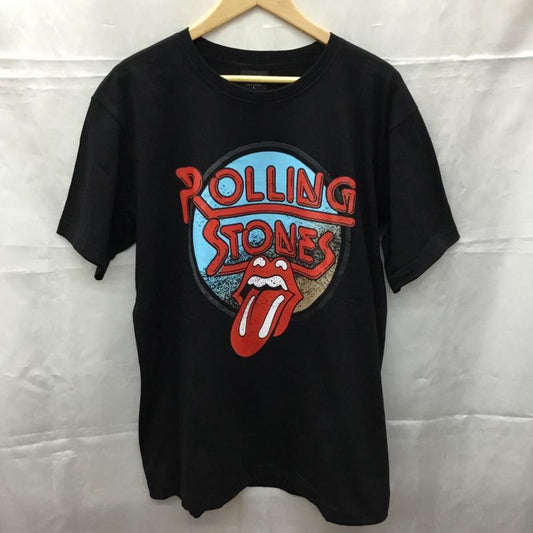 古着 USED Tシャツ 半袖 半袖カットソー プリントTシャツ クルーネックカットソー バンドTシャツ L プリント 黒 / ブラック /  メンズ USED 古着 中古 10108341