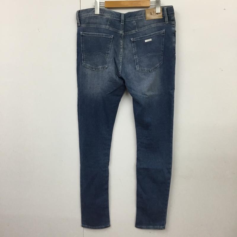 アルマーニエクスチェンジ ARMANI EXCHANGE パンツ デニム、ジーンズ デニムパンツ スリムパンツ ストレッチパンツ ジーンズ 34インチ 無地 インディゴ / インディゴ /  メンズ USED 古着 中古 10120098