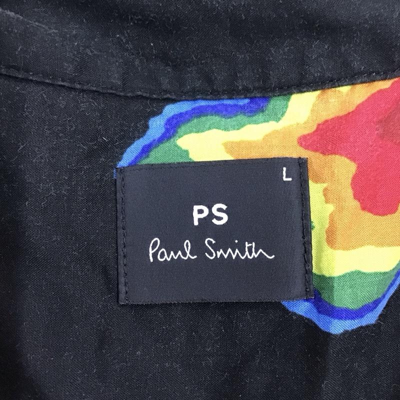 ポールスミス Paul Smith シャツ、ブラウス 半袖 半袖シャツ カラーシャツ 半袖カットソー プリントシャツ L プリント マルチカラー / マルチカラー /  メンズ USED 古着 中古 10117514