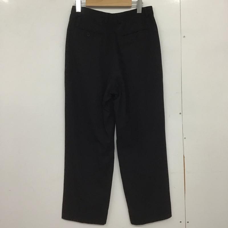 ジョルジオアルマーニ GIORGIO ARMANI パンツ スラックス スラックスパンツ ワイドパンツ カジュアルパンツ 無地 黒 / ブラック /  メンズ USED 古着 中古 10149197