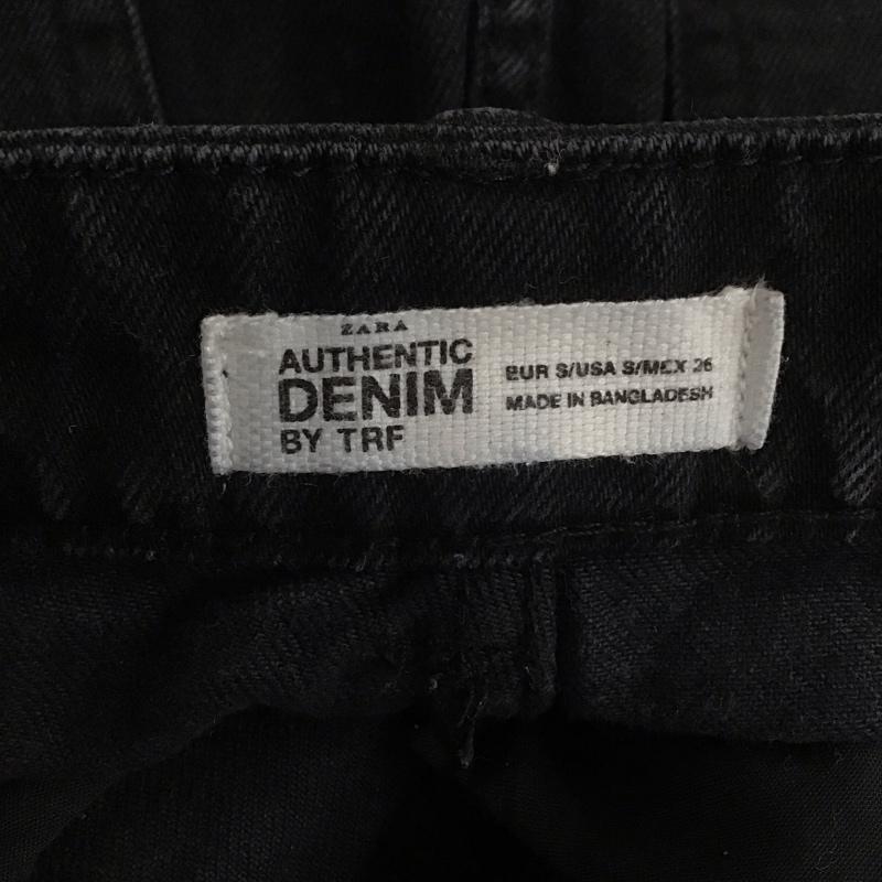 ザラ ZARA スカート ミニスカート S 無地 黒 / ブラック /  レディース USED 古着 中古 10111413