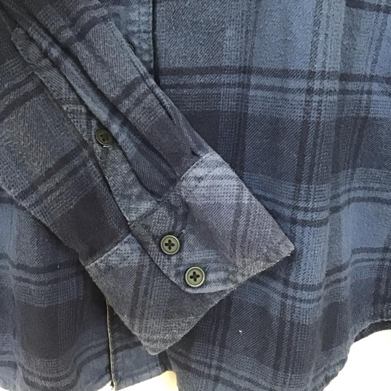 バートン BURTON シャツ、ブラウス 長袖 長袖シャツ チェックシャツ カラーシャツ M チェック 青 / ブルー /  メンズ USED 古着 中古 10145312