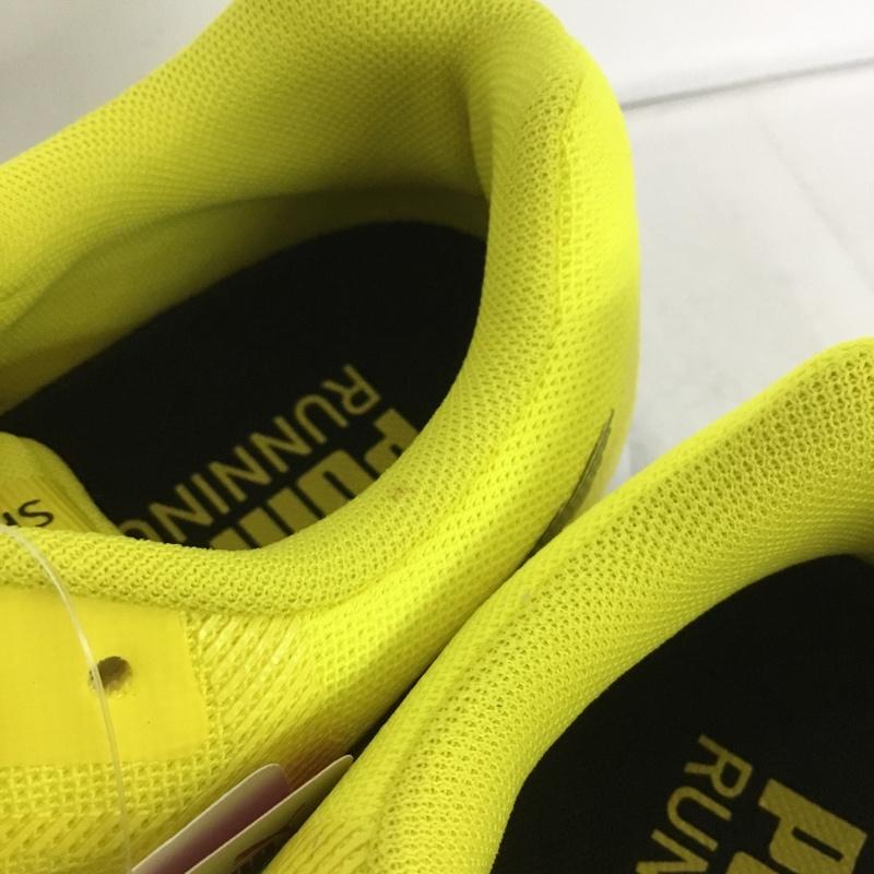 プーマ PUMA スニーカー スニーカー 192762 03 スピード ライト 2 ランニングシューズ 28cm 28.0cm ロゴ、文字 黄 / イエロー / X 黒 / ブラック /  メンズ USED 古着 中古 10136523