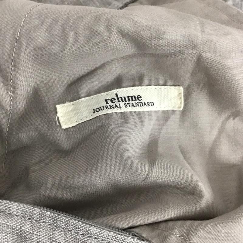 ジャーナルスタンダード レリューム JOURNAL STANDARD relume サロペット・オーバーオール サロペット、オーバーオール 24030462108110 フレンチリネンサロペット 38 無地 灰 / グレー /  レディース USED 古着 中古 10142264