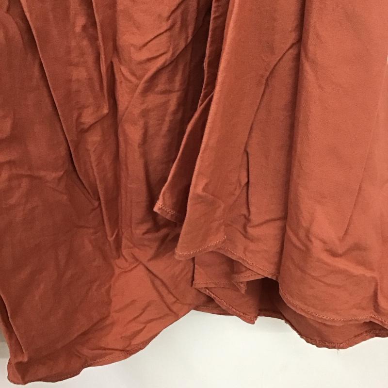 キャピタル KAPITAL ボトムス ボトムス コットン リネン ワイドパンツ XS 無地 橙 / オレンジ /  レディース USED 古着 中古 10113666