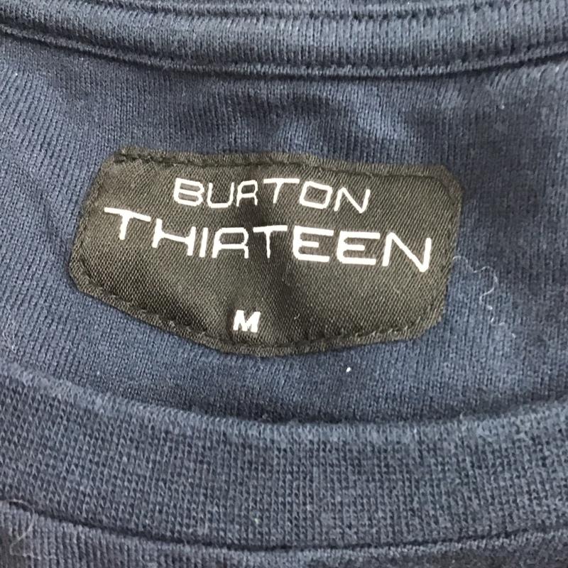 バートン BURTON Tシャツ 半袖 半袖カットソー プリントTシャツ クルーネックカットソー thirteen M プリント 紺 / ネイビー /  メンズ USED 古着 中古 10126782