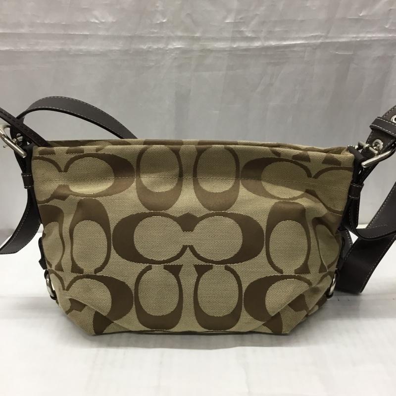 コーチ COACH ショルダーバッグ ショルダーバッグ F15068 シグネチャー 総柄 ベージュ / ベージュ / X 茶 / ブラウン /  レディース USED 古着 中古 10115582