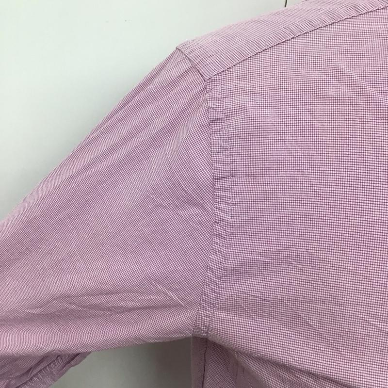 トミーヒルフィガー TOMMY HILFIGER シャツ、ブラウス 長袖 長袖シャツ カラーシャツ ポケットシャツ 長袖カットソー チェックシャツ チェック 紫 / パープル /  メンズ USED 古着 中古 10116431