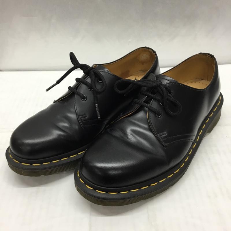 ドクターマーチン Dr.Martens 革靴 革靴 1461 3ホール UK7 US：8 無地 黒 / ブラック /  メンズ USED 古着 中古 10119895