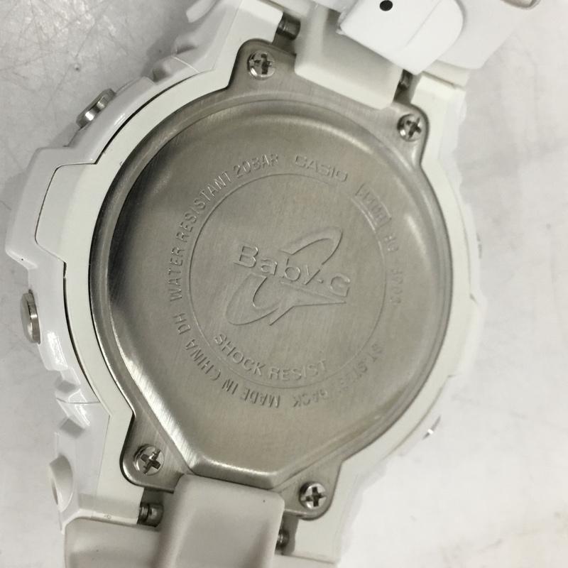 ベイビージー BABY-G 腕時計 デジタル BG-6903 G-SHOCK ランナー ロゴ、文字 白 / ホワイト / X 薄緑 / ライトグリーン /  レディース USED 古着 中古 10145834