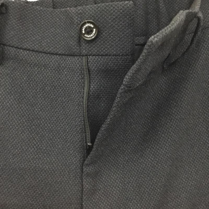 ナノユニバース nano・universe パンツ スラックス H1R97-490-29 スラックスパンツ カジュアルパンツ センタータックパンツ マッキントッシュフィロソフィー 50インチ 無地 紺 / ネイビー /  メンズ USED 古着 中古 10110057