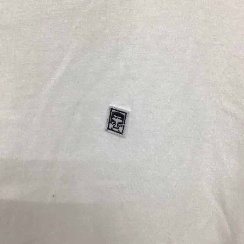 オベイ OBEY Tシャツ 長袖 M 無地 白 / ホワイト /  メンズ USED 古着 中古 10128473