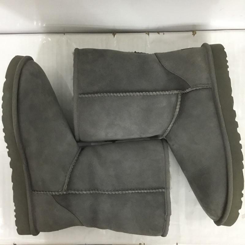 アグ UGG ブーツ 一般 5800 F23112G ムートンブーツ 28cm 28.0cm ロゴ、文字 灰 / グレー /  メンズ USED 古着 中古 10124190