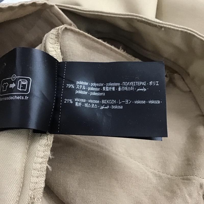 ザラ ZARA パンツ スラックス スラックスパンツ ワイドパンツ カジュアルパンツ 36 無地 ベージュ / ベージュ /  メンズ USED 古着 中古 10148541