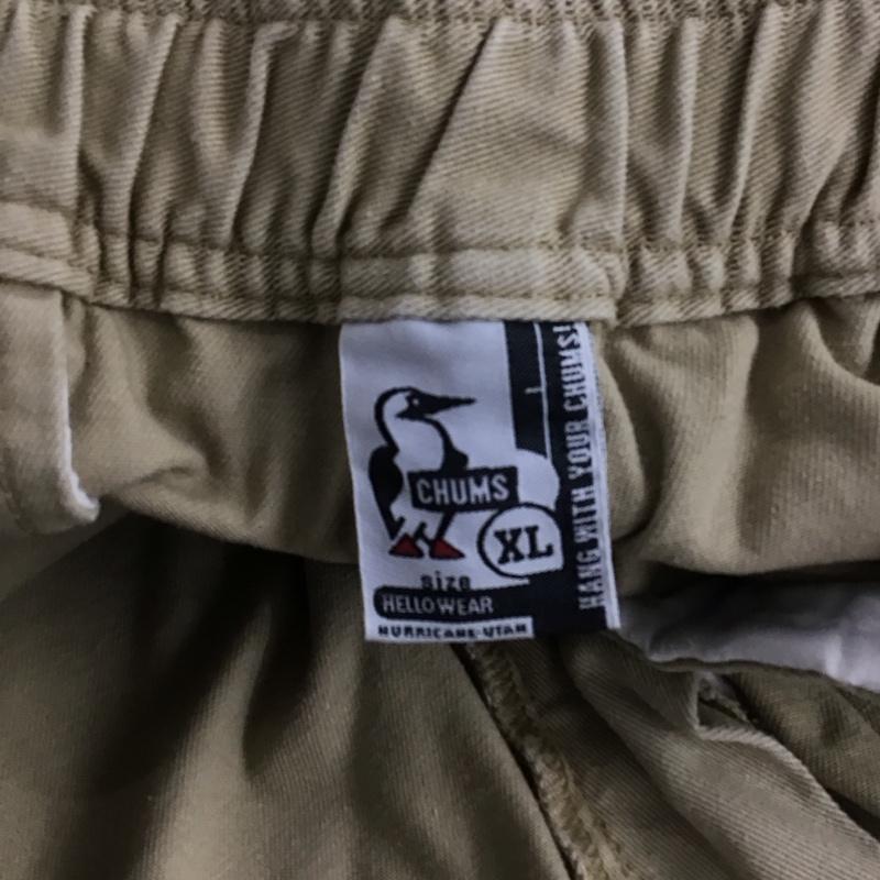 チャムス CHUMS パンツ ショートパンツ ショートパンツ ハーフパンツ カジュアルパンツ XL 無地 ベージュ / ベージュ /  メンズ USED 古着 中古 10147546