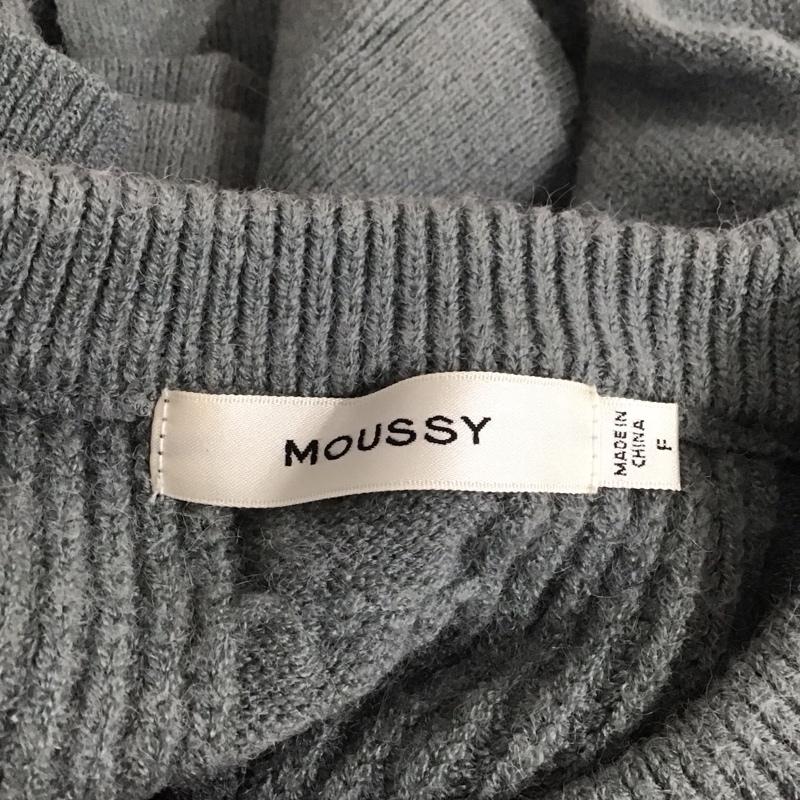 マウジー MOUSSY ニット、セーター 長袖 010ca570-6230 長袖ニット セーター フリル FREE 無地 青 / ブルー /  レディース USED 古着 中古 10124223