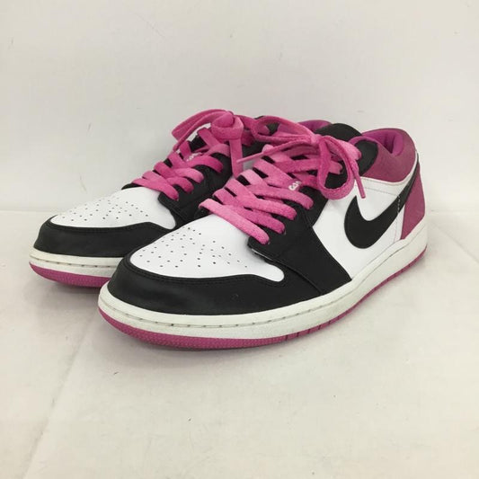 ナイキ NIKE スニーカー スニーカー CK3022-005 AIR JORDAN 1 LOW SE 27.5cm 27.5cm ロゴ、文字 白 / ホワイト / X 黒 / ブラック / X 桃 / ピンク /  メンズ USED 古着 中古 10137869