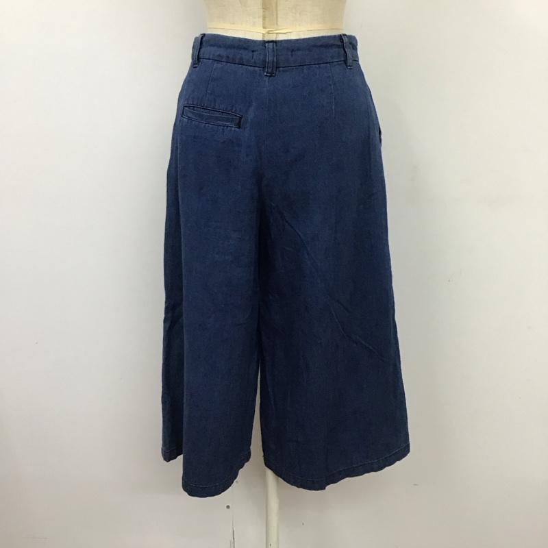 マウジー MOUSSY ボトムス ボトムス 0108SW30-1900 ワイドパンツ ガウチョパンツ 1 無地 インディゴ / インディゴ /  レディース USED 古着 中古 10117735