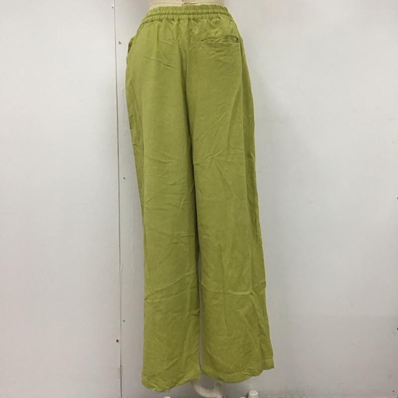フリークスストア FREAK S STORE パンツ ワークパンツ、ペインターパンツ 221-3427 ワイドパンツ カジュアルパンツ ストレッチパンツ FREE 無地 緑 / グリーン /  レディース USED 古着 中古 10110267