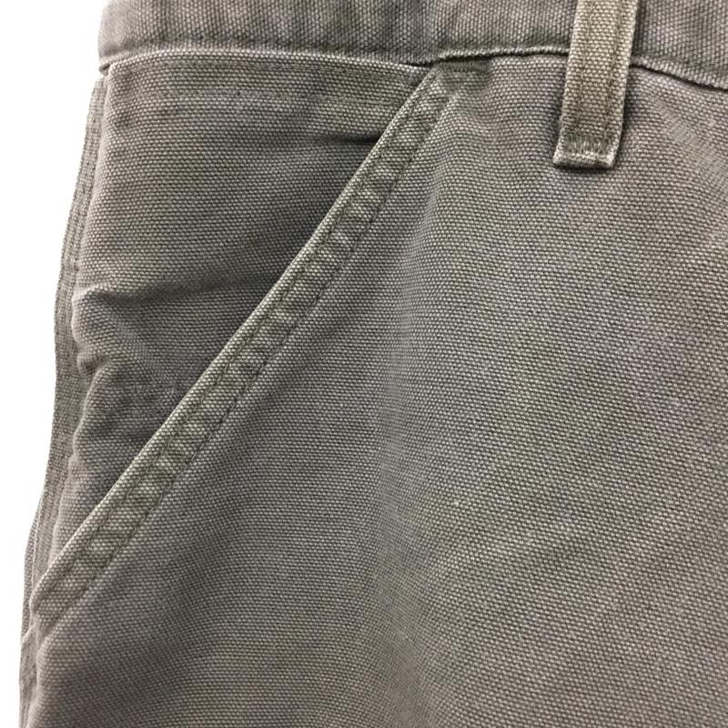 カーハート Carhartt パンツ ワークパンツ、ペインターパンツ ワークパンツ ワイドパンツ カジュアルパンツ 38 無地 カーキ / カーキ /  メンズ USED 古着 中古 10116667