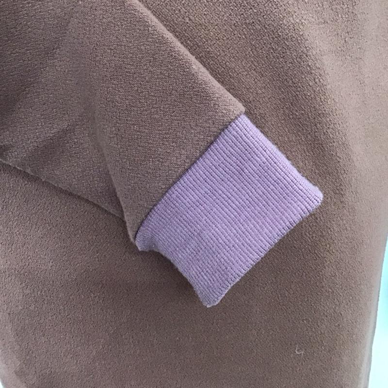 ノーアイディー NO ID. カットソー 長袖 長袖カットソー クルーネックカットソー ロングスリーブカットソー プリントTシャツ 1 無地 えんじ / ワインレッド /  メンズ USED 古着 中古 10124357