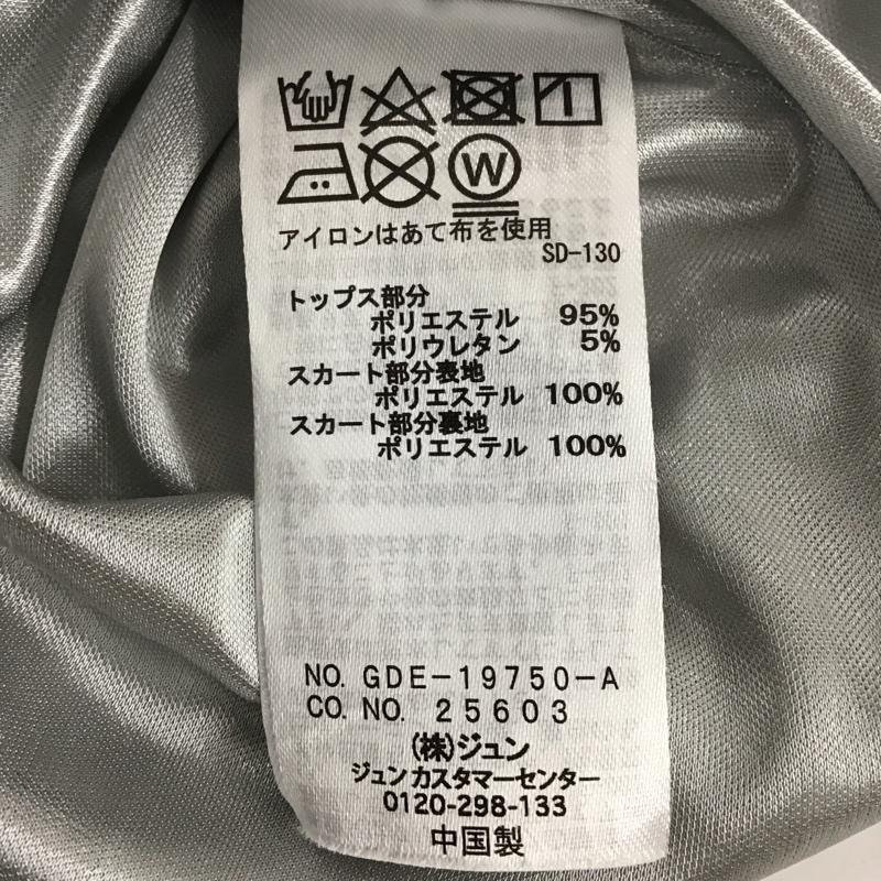 ロペピクニック ROPE  PICNIC ワンピース ロングスカート 38 無地 X 花柄 白 / ホワイト / X 水色 / ライトブルー /  レディース USED 古着 中古 10131476
