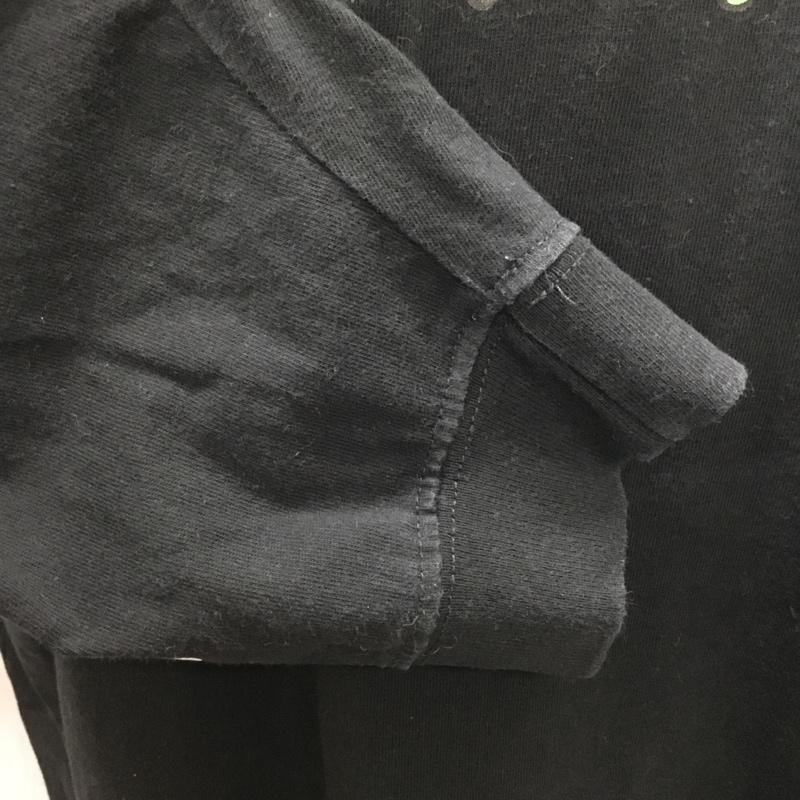 ヘッドグーニー HEADGOONIE カットソー 長袖 長袖カットソー クルーネックカットソー ロングスリーブカットソー プリントTシャツ L ロゴ、文字 黒 / ブラック /  メンズ USED 古着 中古 10117535