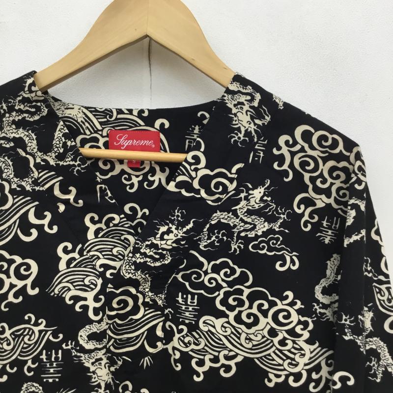シュプリーム Supreme シャツ、ブラウス 長袖 15SS imperial shirt S 総柄 黒 / ブラック / X ベージュ / ベージュ /  メンズ USED 古着 中古 10123086