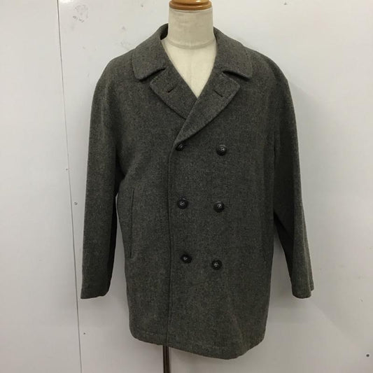 チャップス CHAPS コート コート一般 ピーコート アウター ダブルジャケット M 無地 灰 / グレー /  メンズ USED 古着 中古 10122007