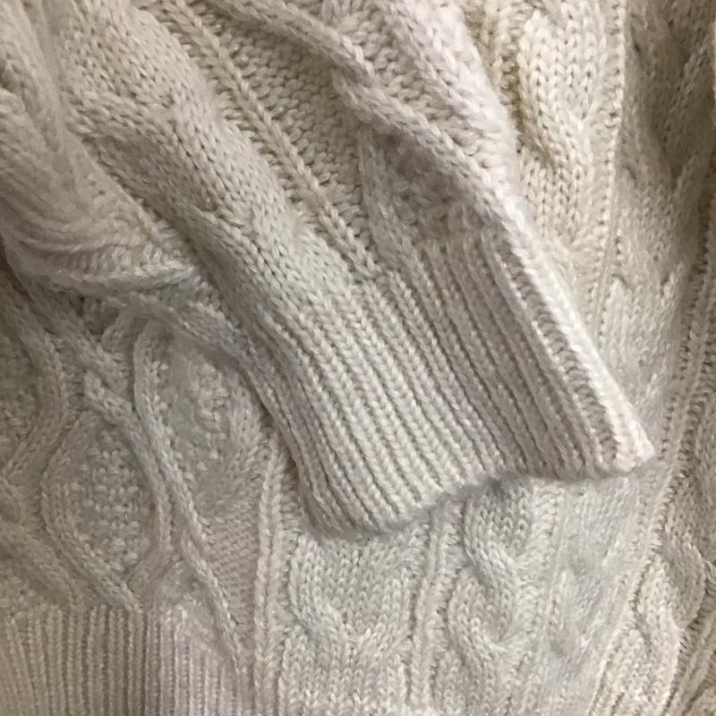 セレクトモカ select MOCA ニット、セーター 長袖 10008256 ケーブルオーバーサイズニット FREE 無地 アイボリー / アイボリー /  レディース USED 古着 中古 10142793