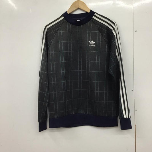 アディダス adidas トレーナー 長袖 ed7018 長袖トレーナー スポーツウェア M チェック マルチカラー / マルチカラー /  メンズ USED 古着 中古 10149951