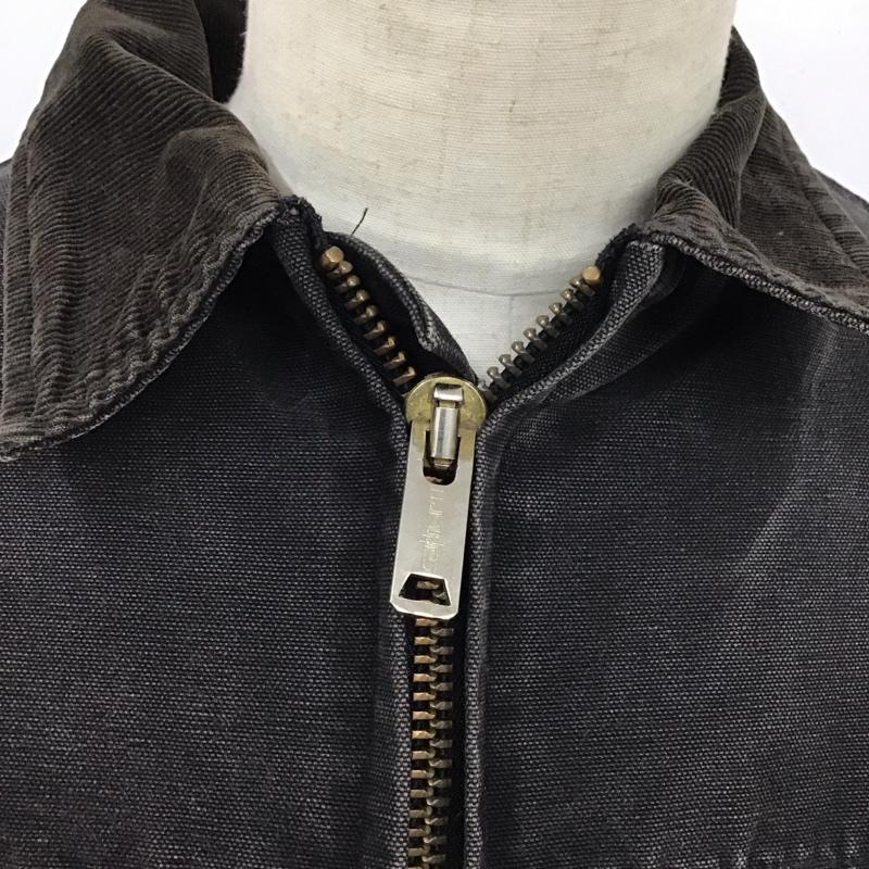 カーハート Carhartt ジャケット、上着 ジャケット、ブレザー ジップアップジャケット ジャンパー ジャケット 80s 90s チロリアン アウター ロゴ、文字 黒 / ブラック /  メンズ USED 古着 中古 10124167