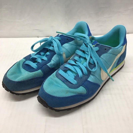 ナイキ NIKE スニーカー スニーカー 644451-417 WMNS GENICCO 24cm 24.0cm ロゴ、文字 青 / ブルー / X 水色 / ライトブルー /  レディース USED 古着 中古 10118772