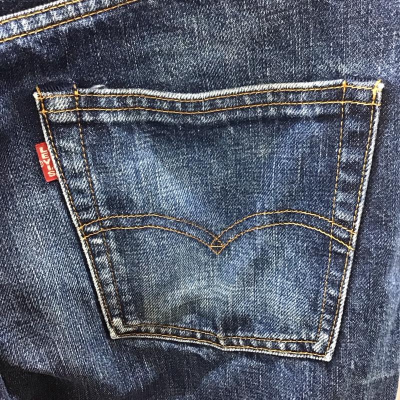 リーバイストラウスアンドコー Levi Strauss & co. パンツ デニム、ジーンズ デニムパンツ ストレートパンツ ワイドパンツ カジュアルパンツ 32インチ 無地 インディゴ / インディゴ /  メンズ USED 古着 中古 10113576