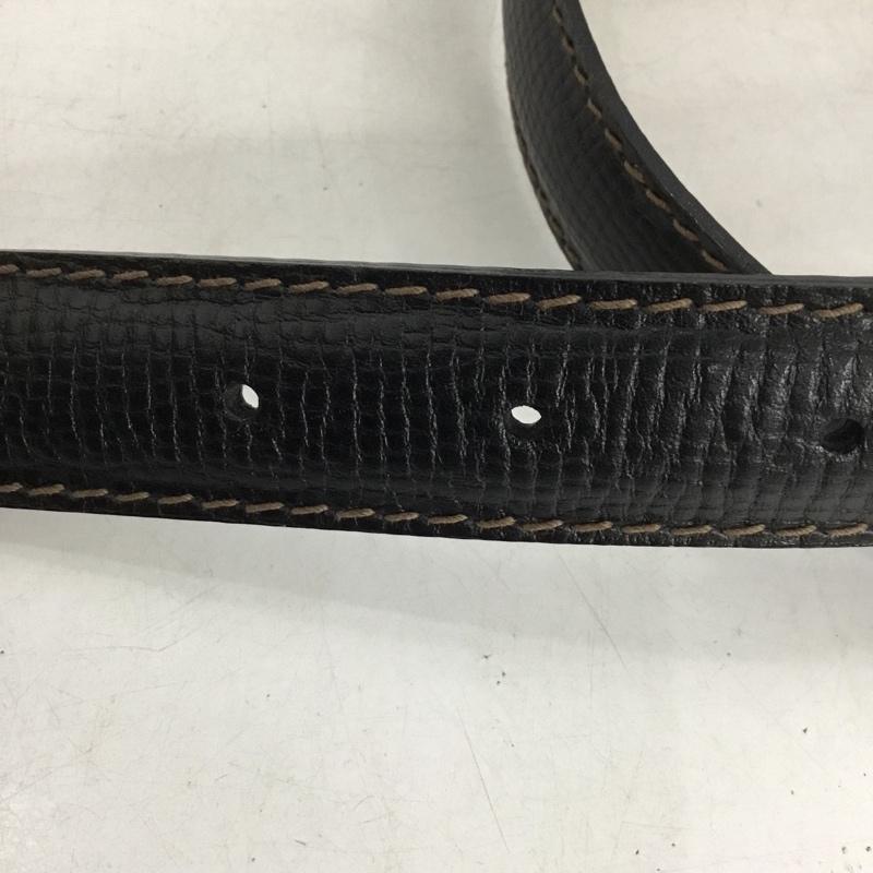 ダンヒル DUNHILL ベルト・バックル ベルト レザー 無地 黒 / ブラック /  メンズ USED 古着 中古 10148437