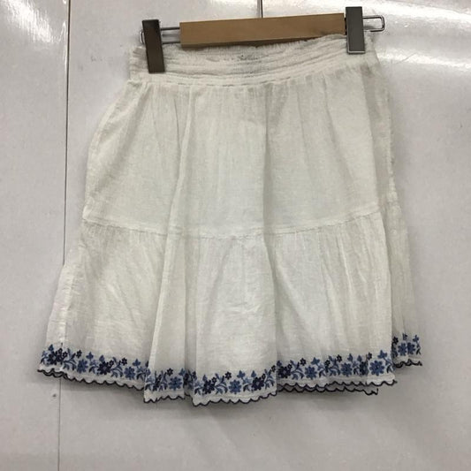 ポロラルフローレン POLO RALPH LAUREN スカート ミニスカート ミニスカート フレアスカート 刺繍 白 / ホワイト /  レディース USED 古着 中古 10136113